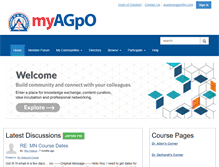 Tablet Screenshot of myagpo.com